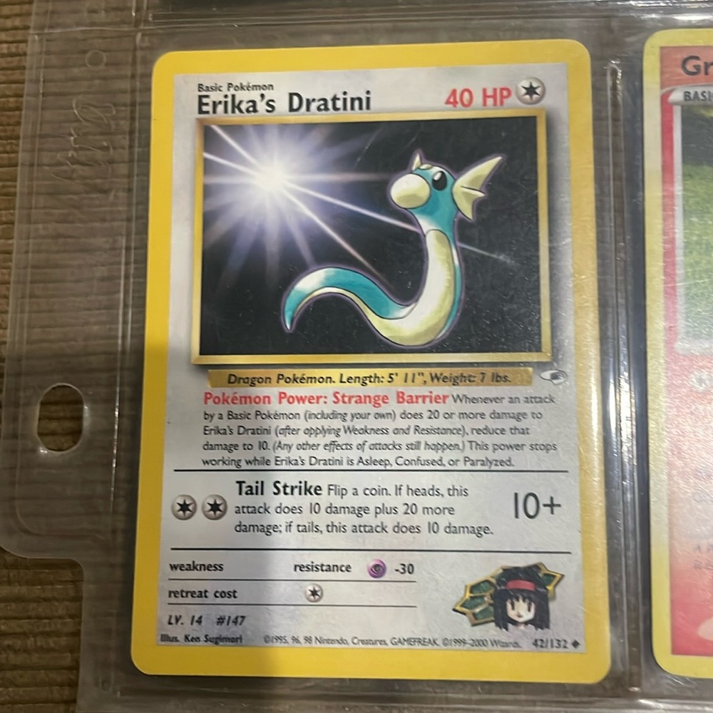 Pokémon ERICA’S DRATINI LV.14 #147 42/132 40HP